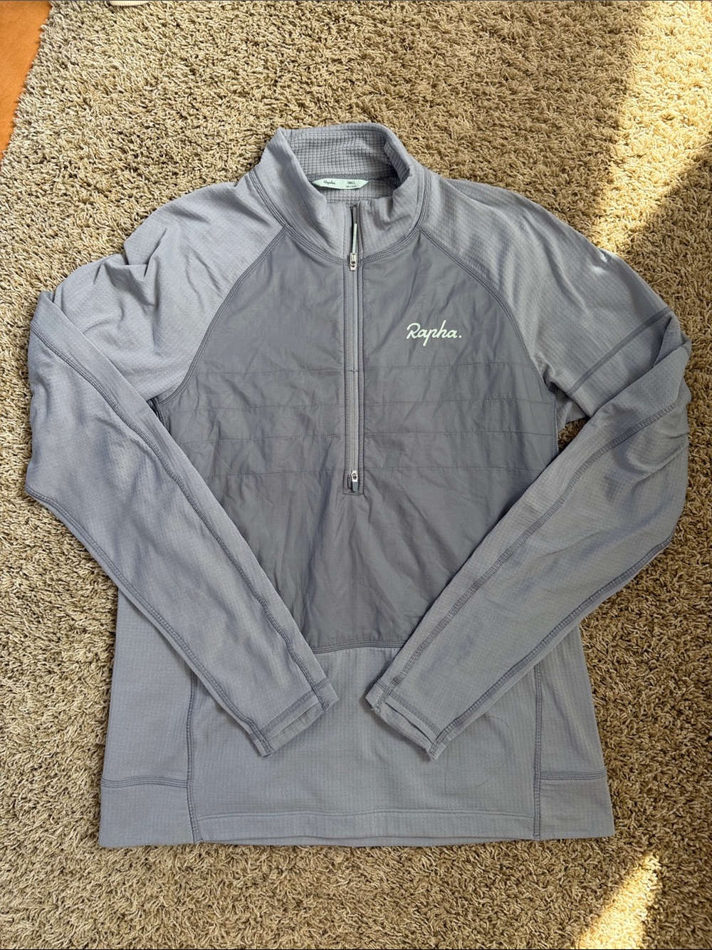 RAPHA MEN'S EXPLORE ZIP NECK PULLOVER